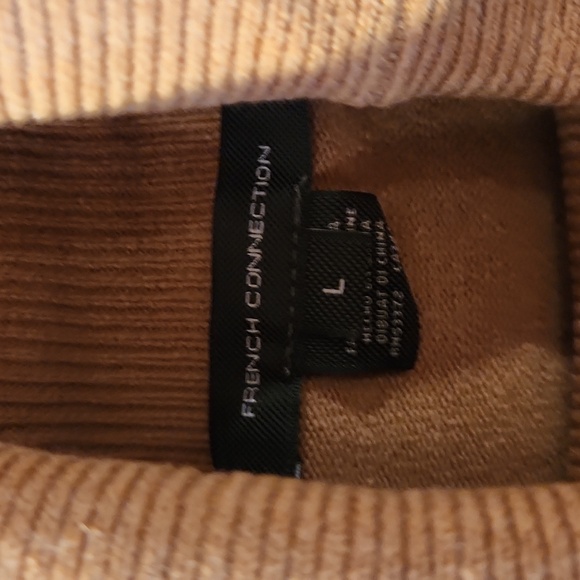 Cozy Tan Turtleneck Sweater - Picture 3 of 5